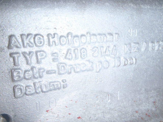 مبرد الزيت - آلات البناء Akg Hofgeismar 418 2144 KZ -: صورة 3