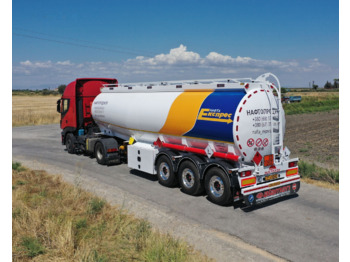جديدة نصف مقطورة صهريج لنقل الوقود Alamen Fuel Tanker (Diesel-gasoline) for Sale: صورة 1