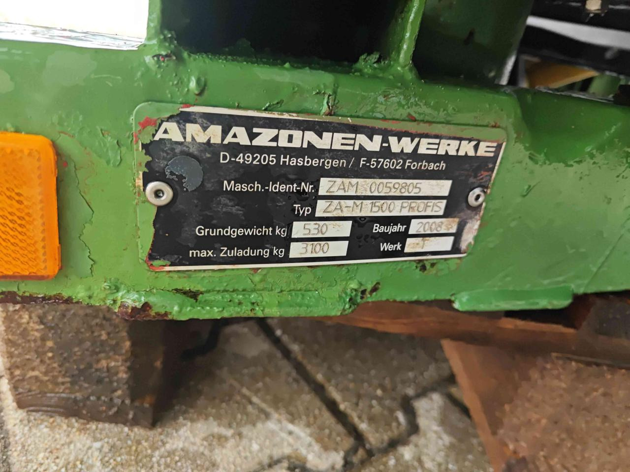 آلة رش السماد Amazone ZA-M 1500 ProfiS: صورة 13