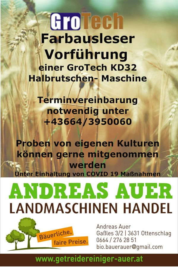 جديدة معدات ما بعد الحصاد Andreas Auer GroTech Farbsortierer ZX1: صورة 6