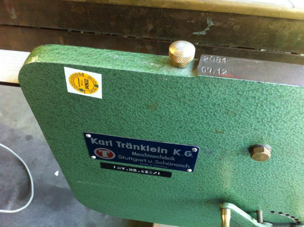 آلات الطباعة Anleimmaschine heiß-kalt Karl Tränklein: صورة 4