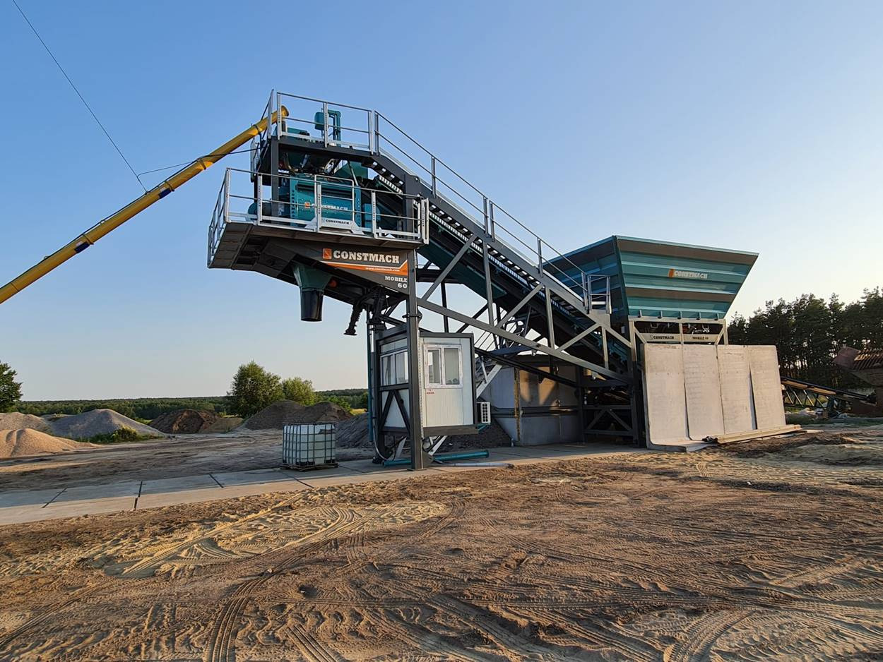 جديدة مصنع الخرسانة Constmach Mobile Betonmischanlage 60 m3/h: صورة 24