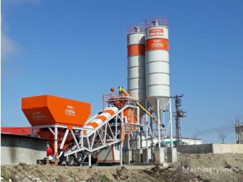 Plusmix 100 m³/hour Mobile Concrete Batching Plant - BETONYY ZAVOD - CEN - مصنع الخرسانة