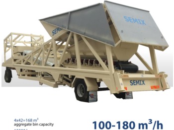 SEMIX Dry Type Mobile Concrete Batching Plant - مصنع الخرسانة