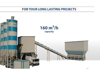 SEMIX Stationary Concrete Batching Plant 160 m³/h - مصنع الخرسانة