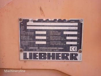 حفارة دولاب LIEBHERR A 316