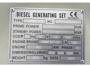 مجموعة المولدات Cummins QSZ13-G10 - 600 kVA Generator - DPX-19847: صورة 4