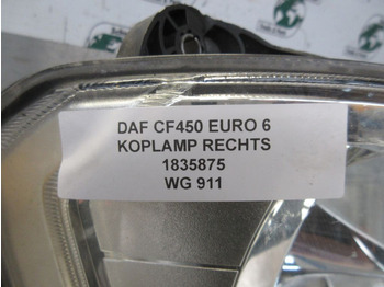 مصابيح أضواء السيارة الأمامية - شاحنة DAF 1835875 KOPLAMP XF CF EURO 6 RECHTS: صورة 3