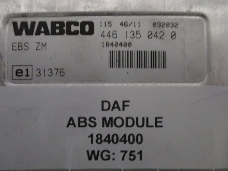 النظام الكهربائي DAF 1840400 ABS MODULE: صورة 2