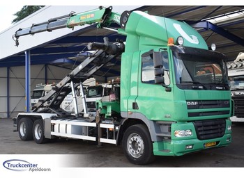 شاحنة - نظام الكابلات, شاحنة كرين DAF CF 85.380 Manuel, HMF 2820 K3, NCH, Euro 3, 6x2, Truckcenter Apeldoorn: صورة 1