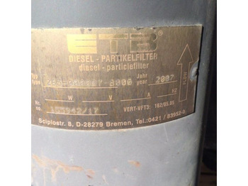 كاتم الصوت/الخمارات - معدات المناولة Diesel particulate filter regeneration device 273-000004-B000: صورة 2