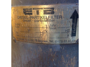 كاتم الصوت/الخمارات - معدات المناولة Diesel particulate filter regeneration device 273-000004-B000: صورة 3