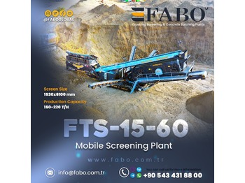 جديدة كسارة متحركه FABO FTS 15-60 Mobile Screening Plant | Tracked Screening Plant | Ready In Stock: صورة 1