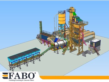 مصنع الأسفلت FABO Installation of asphalt of any capacity mobile and fixed.: صورة 1