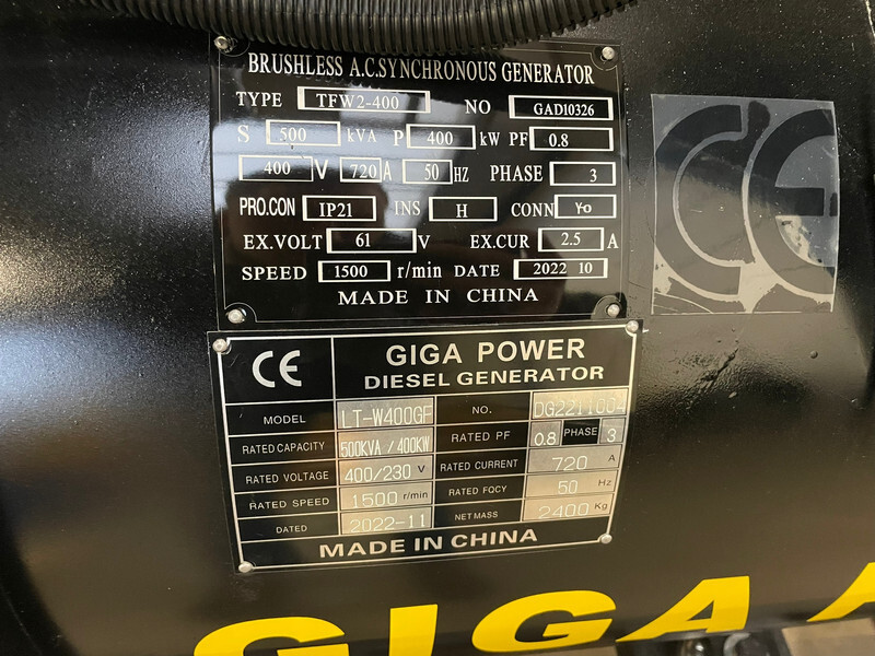 جديدة مجموعة المولدات Giga power LT-W400GF: صورة 12