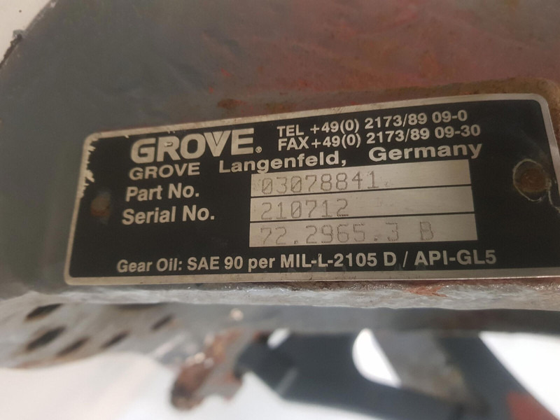 مفصل التوجيه - رافعة Grove Grove GMK 3055 steering knuckle 16 holes: صورة 4