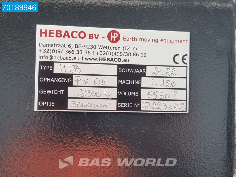 جديدة ملحق Hebaco HTB L120 - NEW UNUSED - 5.530L: صورة 14