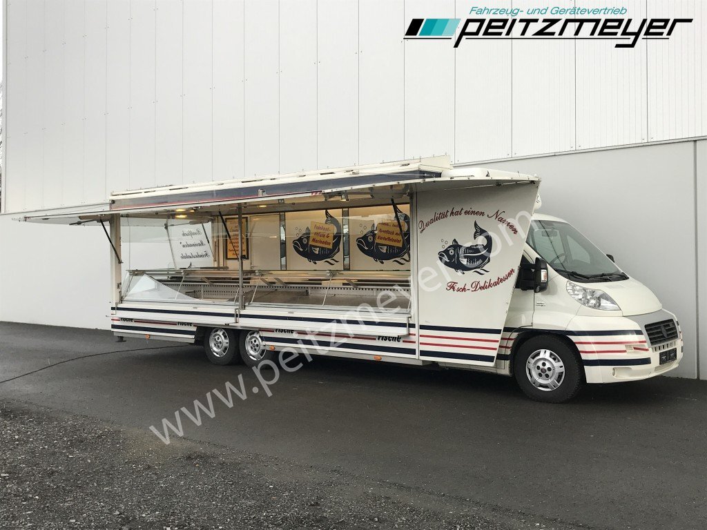 شاحنة بيع الطعام IVECO FIAT (I) Ducato Verkaufswagen 6,3 m + Kühltheke, Fritteuse: صورة 2