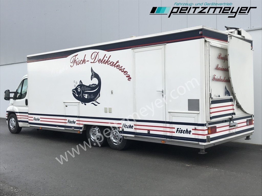 شاحنة بيع الطعام IVECO FIAT (I) Ducato Verkaufswagen 6,3 m + Kühltheke, Fritteuse: صورة 4
