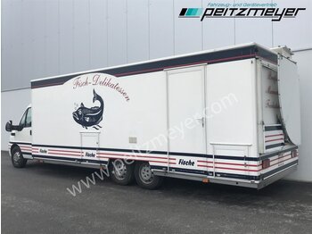شاحنة بيع الطعام IVECO FIAT (I) Ducato Verkaufswagen 6,5 m - Motor neu vor 21 TKM + Kühltheke, Fritteuse,: صورة 3