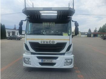 شاحنة نقل سيارات شاحنة Iveco +trailer Rolfo Pegasus from 2013: صورة 1