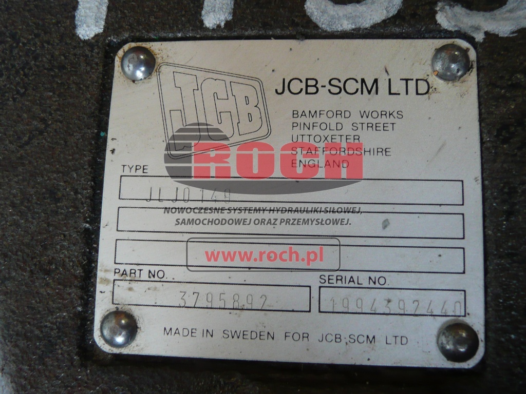 محرك هيدروليكي JCB-SCM LTD JLJ0149 3795892: صورة 2