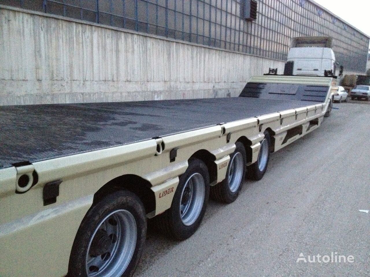 جديدة عربة منخفضة مسطحة نصف مقطورة LIDER 2024 model 150 Tons capacity Lowbed semi trailer: صورة 2