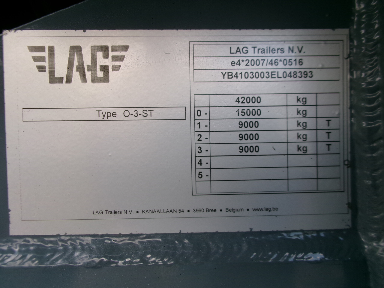 L.A.G. Fuel tank alu 44.5 m3 / 6 comp + pump L.A.G. Fuel tank alu 44.5 m3 / 6 comp + pump: صورة 38