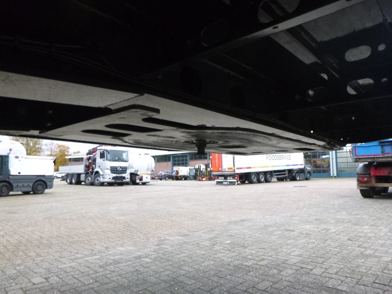 جديدة عربة منخفضة مسطحة نصف مقطورة Langendorf 3-axle semi-lowbed trailer 48T ext. 13.5 m + ramps: صورة 25