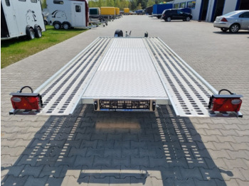 جديدة مقطورة شحن نقل السيارات Lorries PLI-35 5021 car trailer 3.5t GVW tilting platform 500 x 210 cm: صورة 2