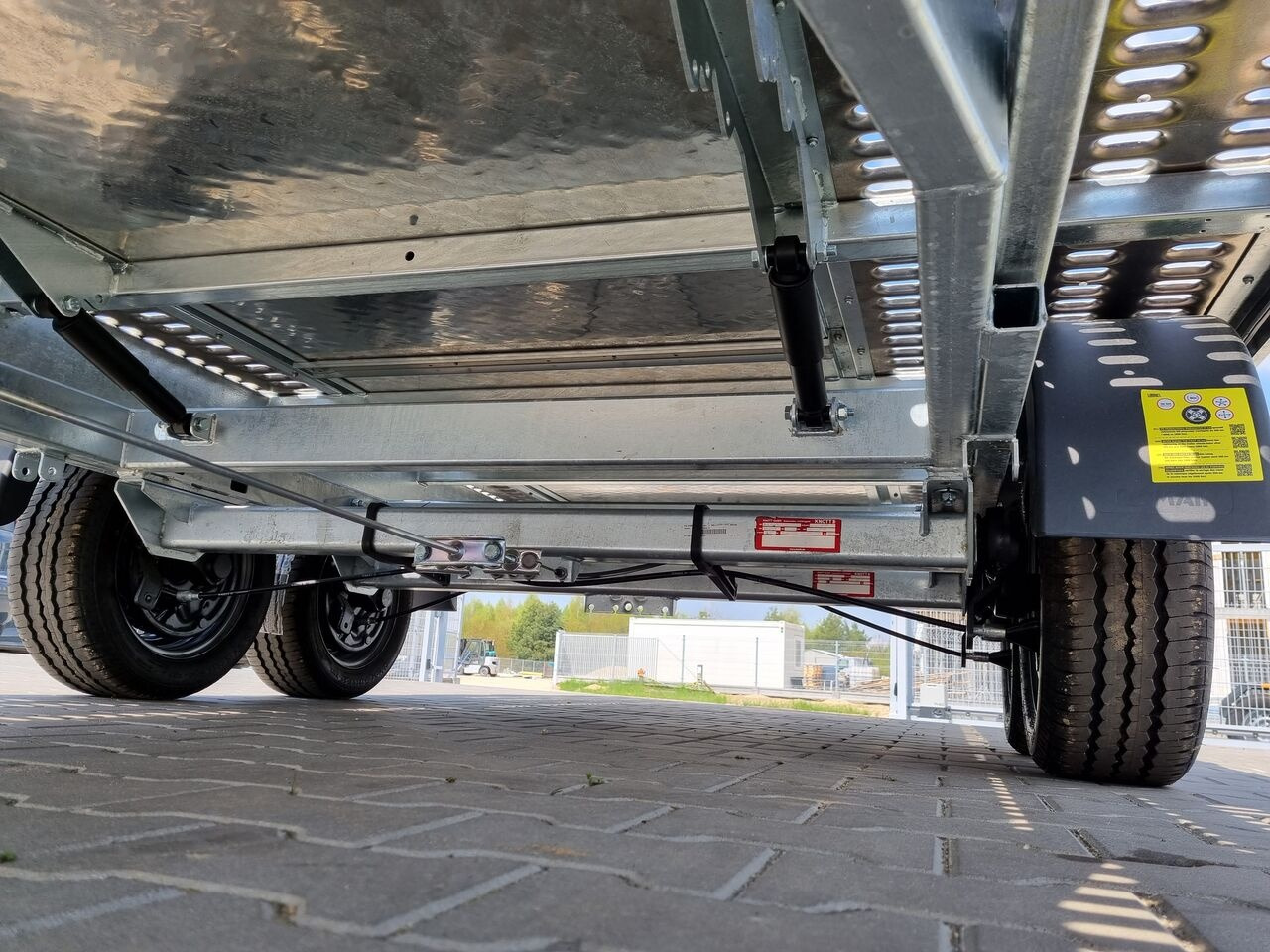 جديدة مقطورة شحن نقل السيارات Lorries PLI-35 5021 car trailer 3.5t GVW tilting platform 500 x 210 cm: صورة 25