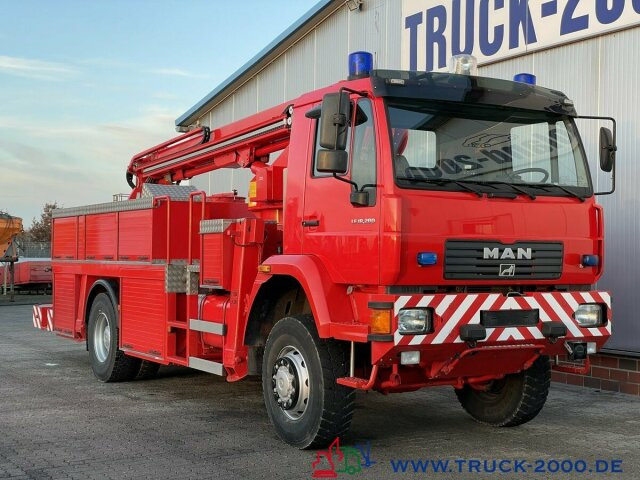 سيارة إطفاء MAN 18.280 4x4 Feuerwehr 25m Höhe Rettungskorb: صورة 8