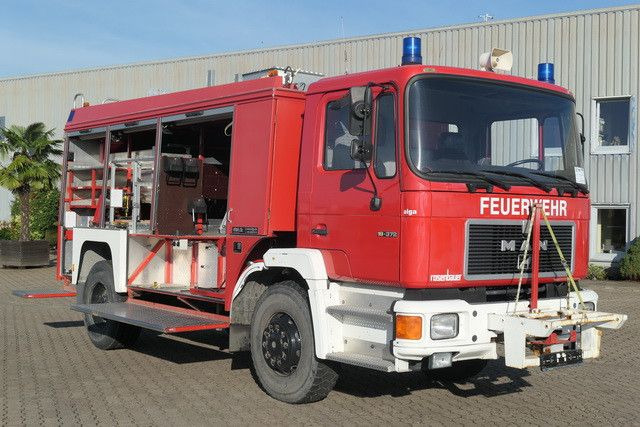 سيارة إطفاء MAN 19.372 4x4, Feuerwehr, Rosenbauer, Allrad, 370PS: صورة 2