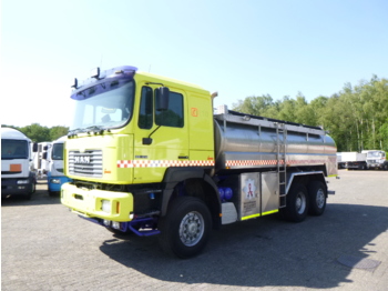 شاحنة الشفط M.A.N. 28.414 6x4 Euro 2 water tank / fire truck 13.8 m3 / 4 comp: صورة 1