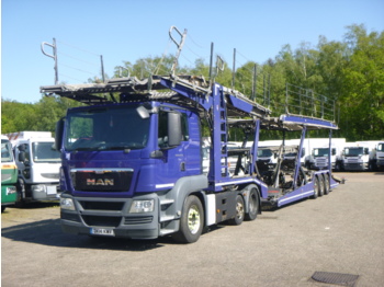 شاحنة نقل سيارات شاحنة M.A.N. TGS 24.440 6x2 RHD Lohr car transporter: صورة 1