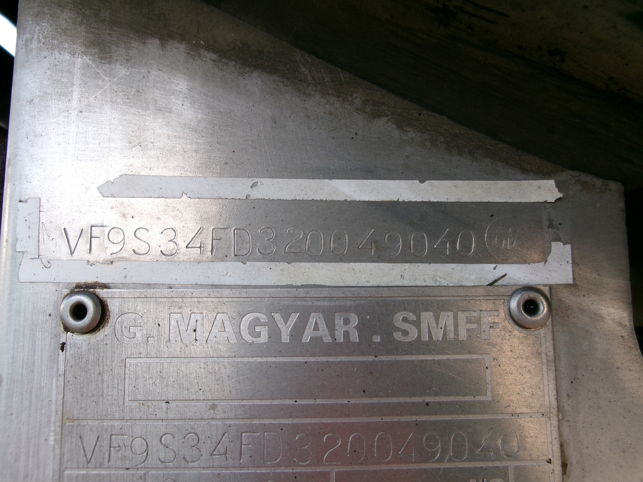 نصف مقطورة صهريج لنقل القار Magyar Bitumen tank inox 29.5 m3 / 1 comp + pump / ADR 13/12/2023: صورة 24