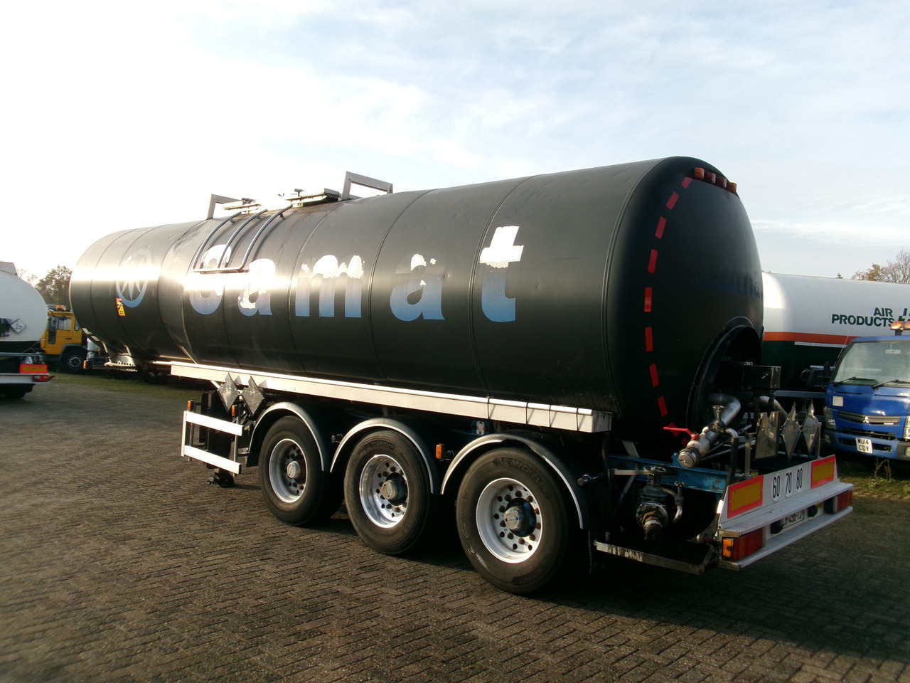 نصف مقطورة صهريج لنقل القار Magyar Bitumen tank inox 29.5 m3 / 1 comp + pump / ADR 13/12/2023: صورة 3