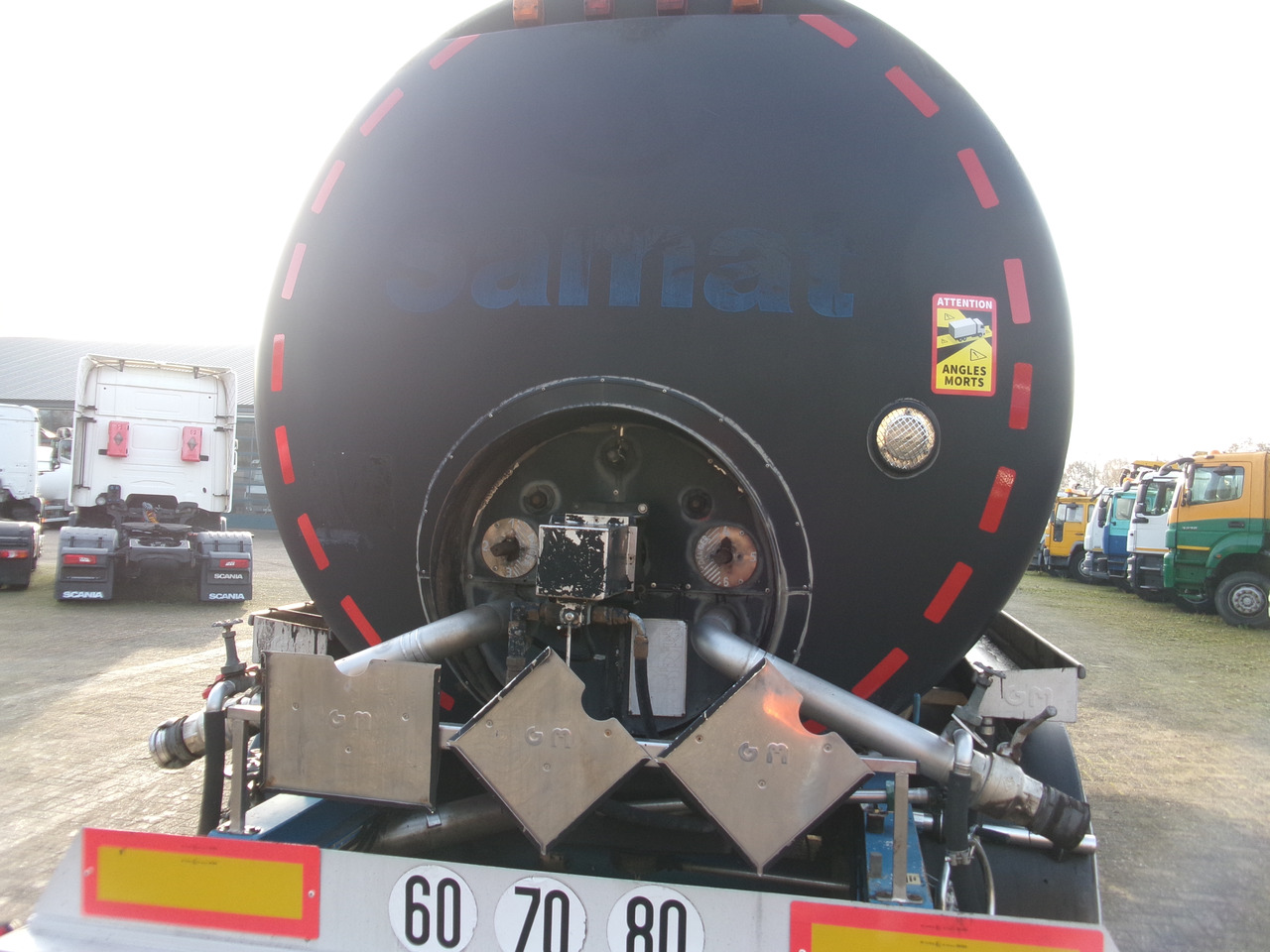 نصف مقطورة صهريج لنقل القار Magyar Bitumen tank inox 29.5 m3 / 1 comp + pump / ADR 13/12/2023: صورة 10