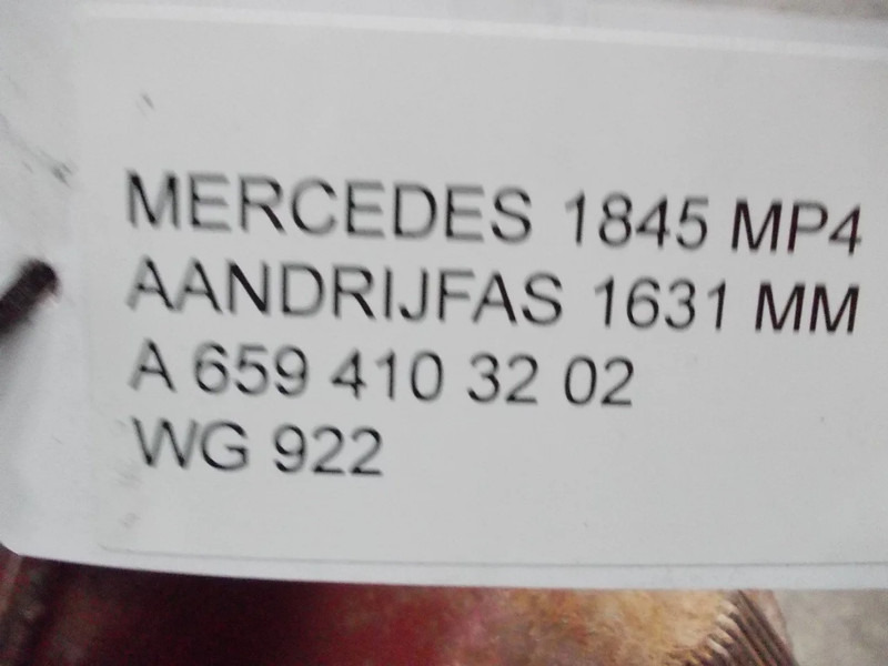 نصف رمح - شاحنة Mercedes-Benz A 659 410 32 02 AANDRIJFAS MERCEDES 1851 EURO 6 // 1631 MM LANG: صورة 6