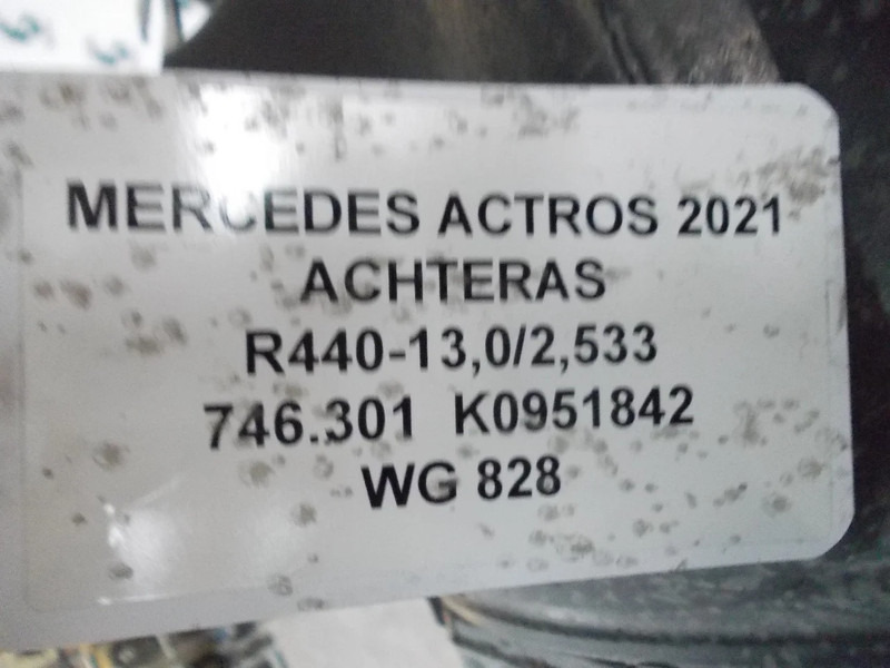 المحور الخلفي - شاحنة Mercedes-Benz R440-13,0/2,533 /746301/K0951842 MERCEDES MP5 2021: صورة 6