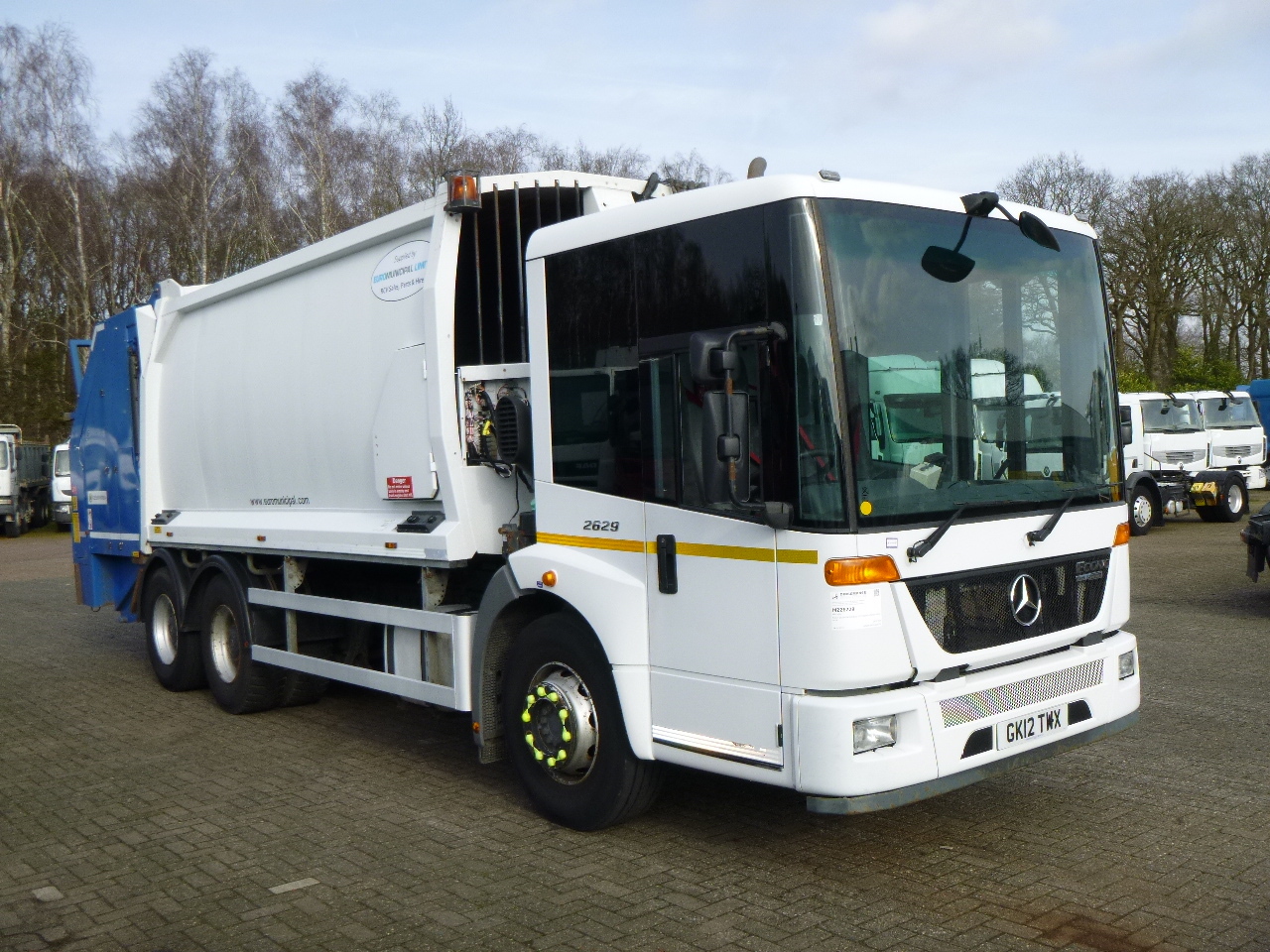 شاحنة النفايات Mercedes Econic 2629 6x4 RHD Euro 5 EEV Geesink Norba refuse truck: صورة 2
