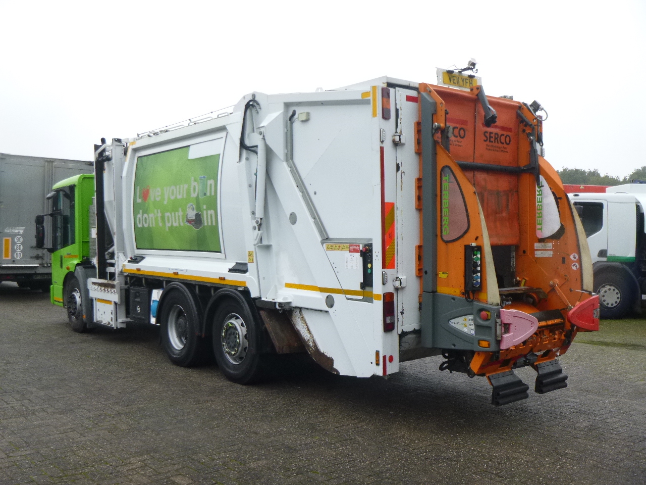 شاحنة النفايات Mercedes Econic 2629 RHD 6x2 Geesink Norba refuse truck: صورة 4