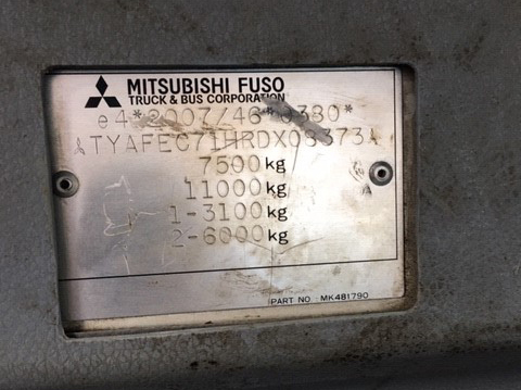 شاحنة قلاب Mitsubishi Fuso Canter 7C15 4x2 RHD tipper: صورة 16