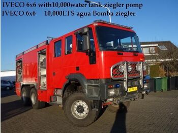 Iveco 380-44 6x6 ziegler pump 10,000lts watertank - سيارة إطفاء