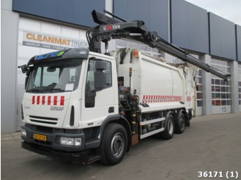 Ginaf C 3128 Euro 5 Hiab 21 ton/meter Kran - شاحنة النفايات