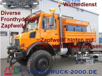 UNIMOG U 2150 Winterdienst Div Zapfwellen + Hydraulik - سياره كنس شوارع