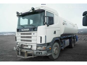 SCANIA R124 LB WATER TRUCK WITH WATER CANNON - شاحنة الشفط