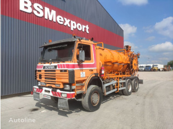 Scania 113, 4x4+2 - شاحنة الشفط