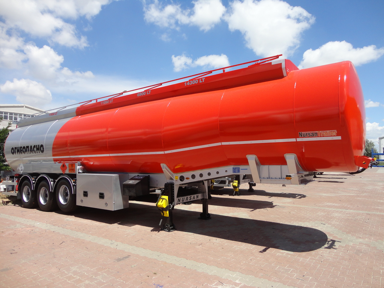 جديدة نصف مقطورة صهريج لنقل الوقود NURSAN Steel Fuel Tanker: صورة 9