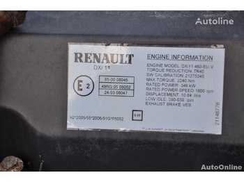 محرك - شاحنة Renault 11 460   Renault PREMIUM DXI: صورة 4